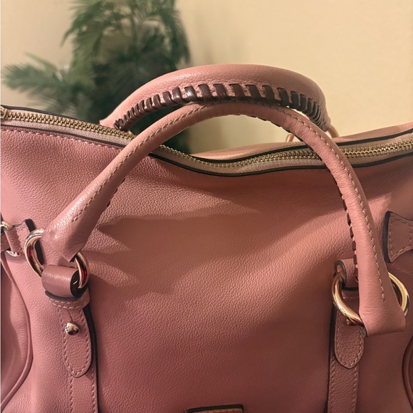 Dooney and Bourke Florentine Pink mave Leather Handbag - Picture 2 of 9